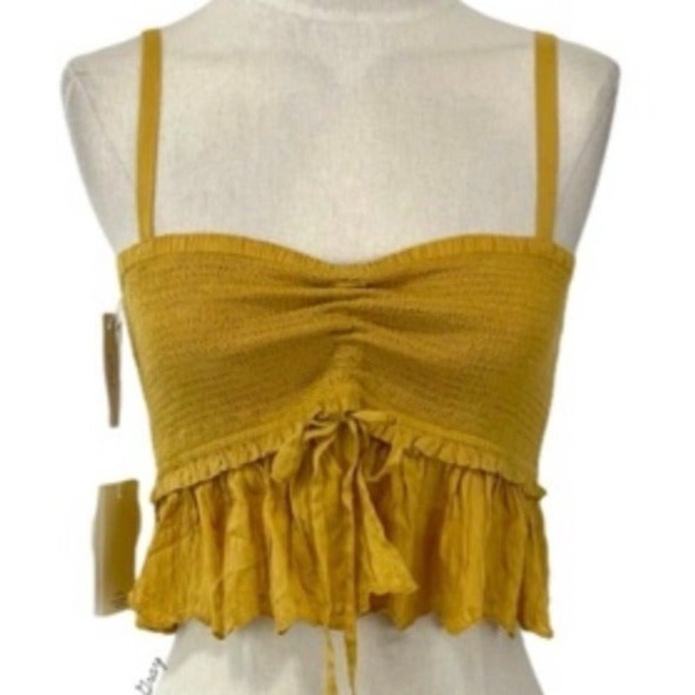 Aritzia La Boheme Wilfred Yellow Tank | Sz XS